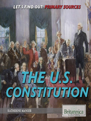 cover image of The U.S. Constitution